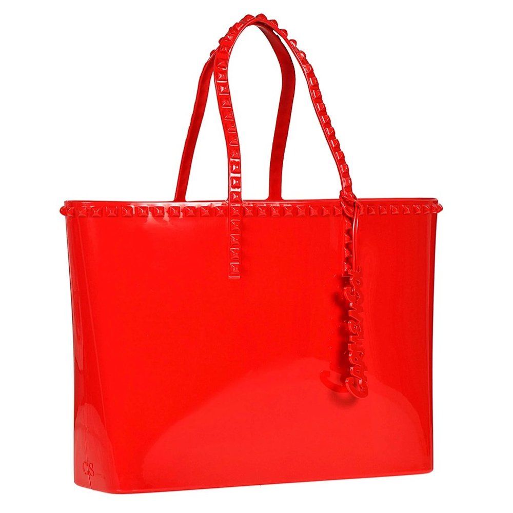 Carmen Del Sol Angelica Large Tote Bag In Red